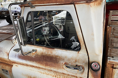 アメ車のホットロッドカスタムの阿部自動車内での作業詳細図-05